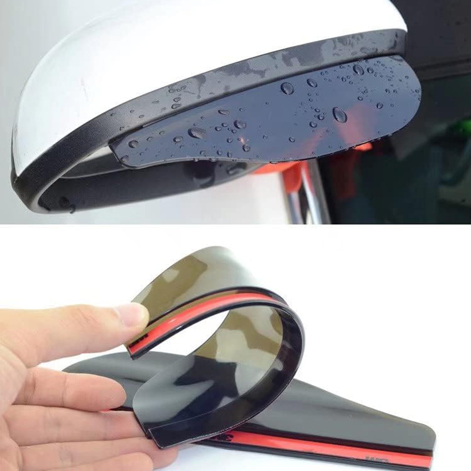 7562 1 Pair Mirror Rain Protector Car Rearview Mirror Rain Blades Car Back Mirror Eyebrow Rain Cover Car Rearview Mirror Eyebrow Covers Flexible Protection Rainproof Decoration Accessories (2 Pcs set) 7562 1 Pair Mirror Rain Protector Car Rearview Mirror Rain Blades Car Back Mirror Eyebrow Rain Cover Car Rearview Mirror Eyebrow Covers Flexible Protection Rainproof Decoration Accessories (2 Pcs set)